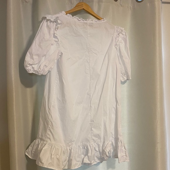 Zara Ruffled Poplin Dress - Picture 5 of 8